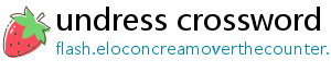 undress crossword clue